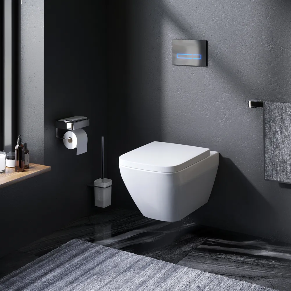 Унитаз подвесной AM.PM FlashClean с сиденьем микролифт Spirit V2.0 C701701SC, белый глянцевый